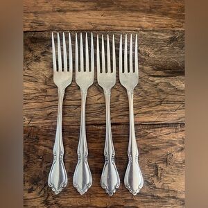 Oneida Chateau Stainless Dinner Forks (4)